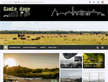 Tablet Screenshot of gamle-dage.dk
